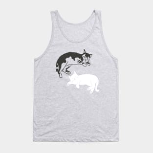 Black white cats. Tank Top